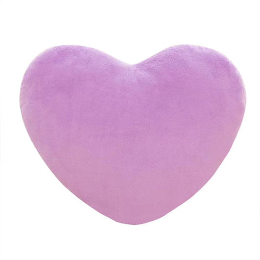 Cute Plush Purple Heart Pillow Cushion Toy Throw Pillows Gift for Friends/Kids/Girl/Valentine'S Day Fit for Living Room/Bed Room/Dining Room/Office and Sofa/Cars/Chairs