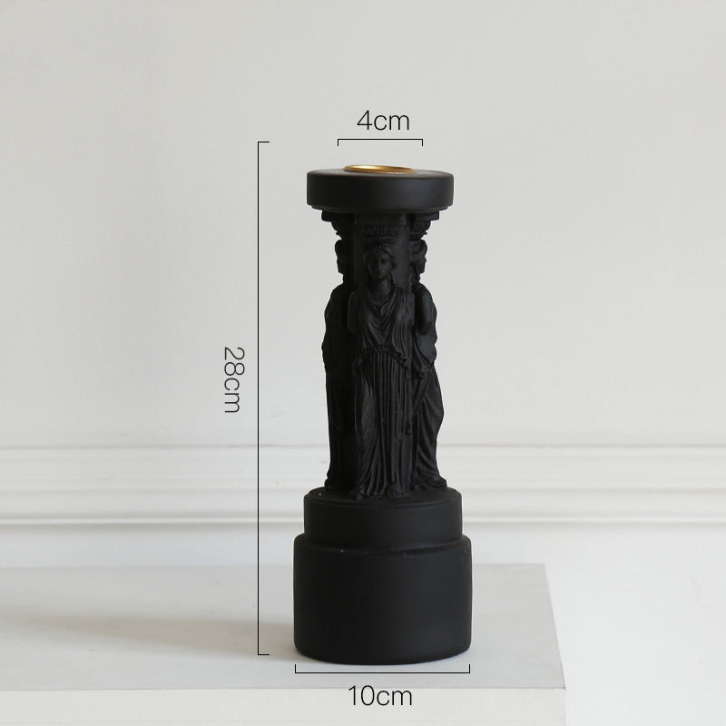 Ancient Greek Ionian Roman Column Aroma Candle Holder