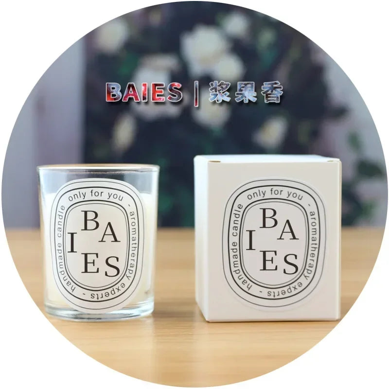 Transparent Scented Fragrance Romantic Candle Light Gift Scented Aromatic Candles Guest Gift Candles Wedding Candles Candle Jar