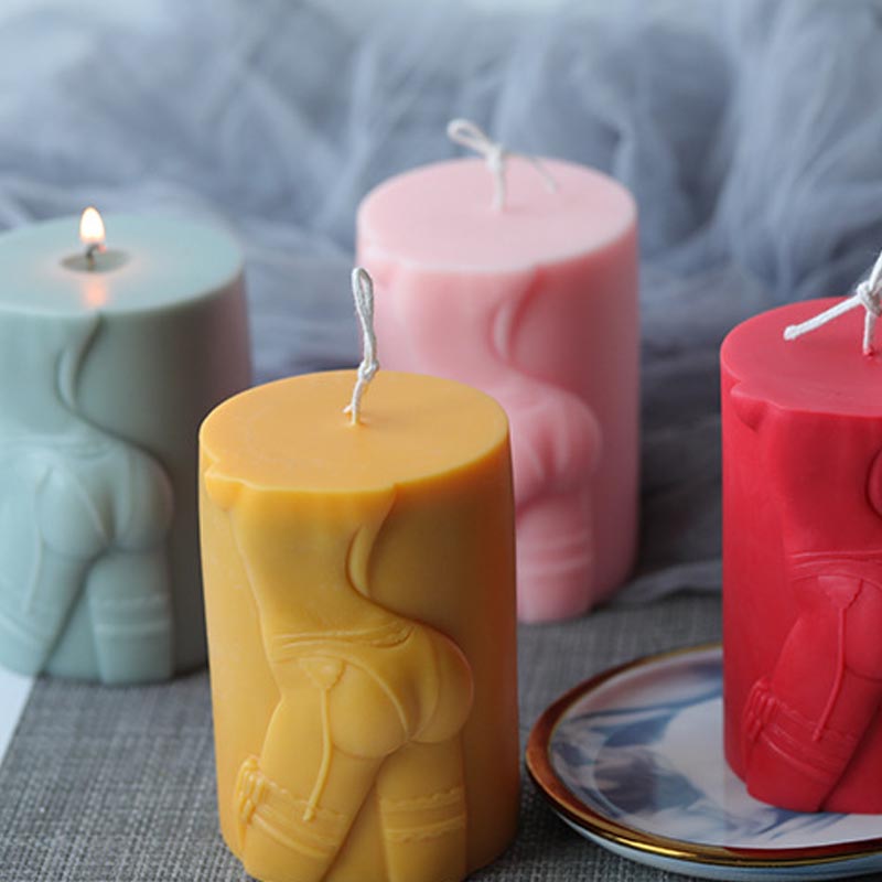 Creative Cylindrical Temptation Candle Silicone Mold