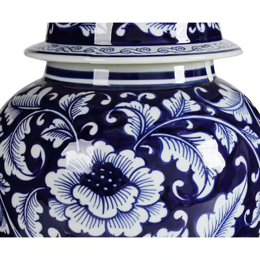 9.5 In. X 18 In. Decorative Ginger Jar