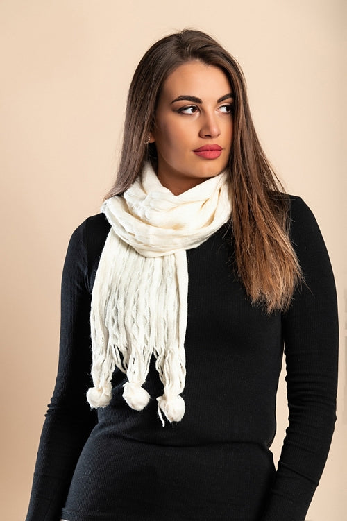 Set of 7 scarves, multicolored.