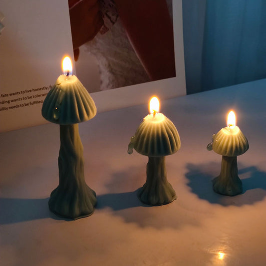 Handmade DIY Aromatherapy Mushroom Candle Silicone Mold