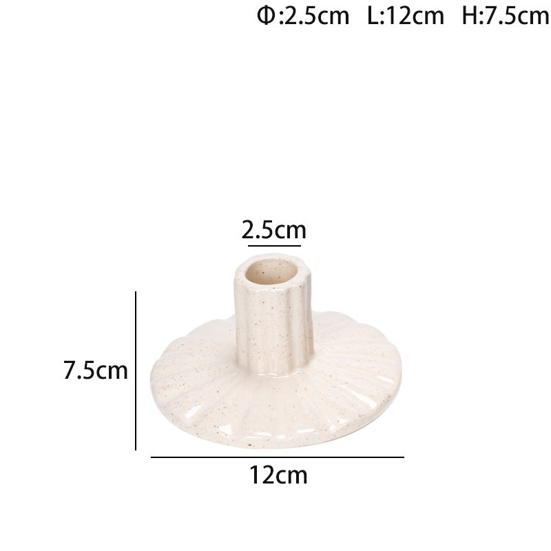 Modern Creative Ceramic Candle Holder Home