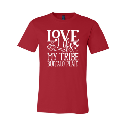 Love Life My Tribe Buffalo Plaid Shirt