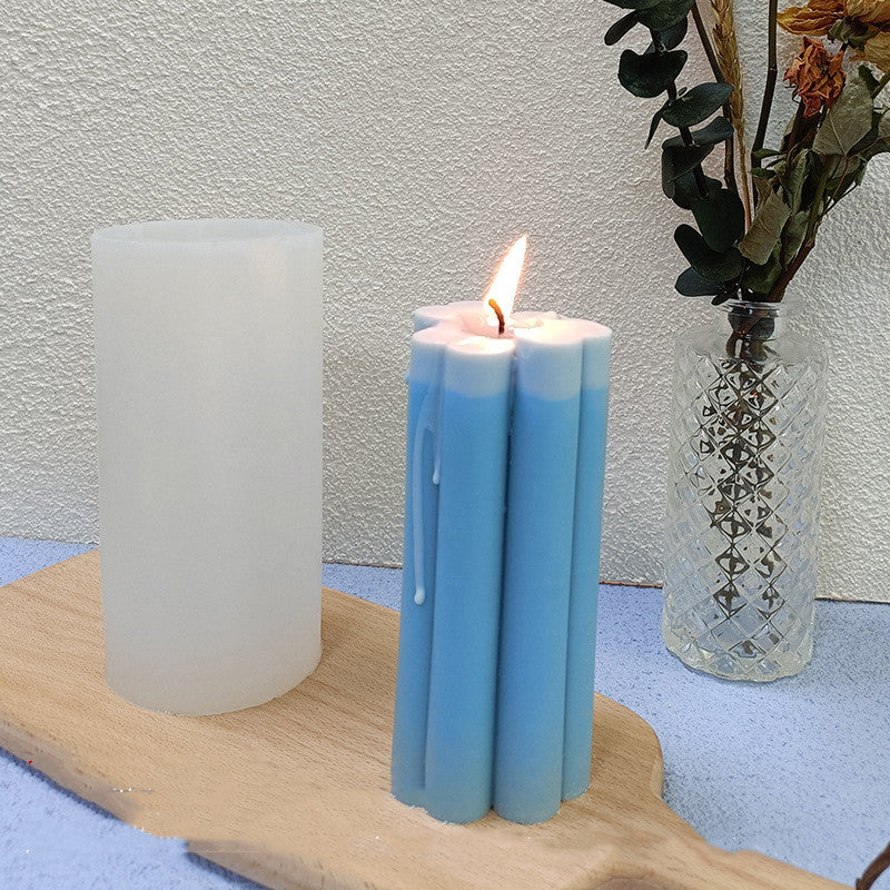Flower Aromatherapy Candle Mold Desktop Decoration