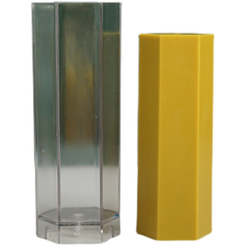 Hexagonal Candle Mould Pc Acrylic Plastic