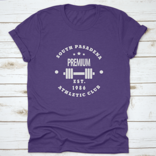 1986 South Pasadena Premium Athletic Gym Club Emblem Vector