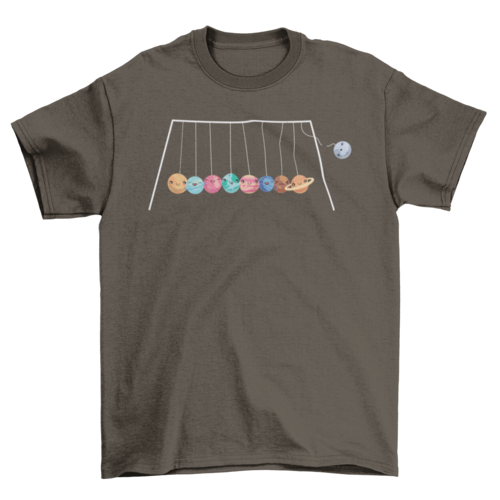 Planets playing t-shirt