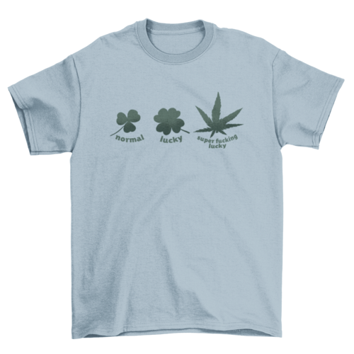 Hemp Leaf Funny T-shirt Design