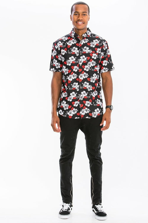 HAWAIIAN BUTTON DOWN SHIRT