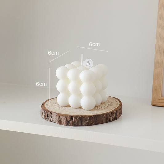 Rubik's Cube Candle Fashion Photography Props