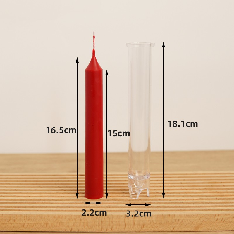Integrated Rod Wax Candle Plastic Mold