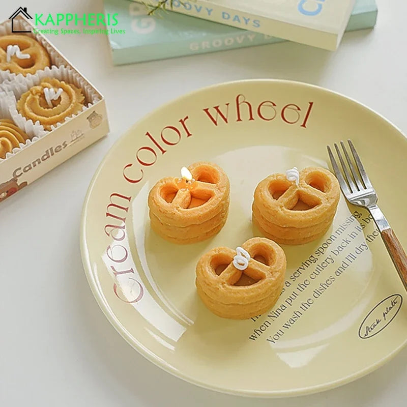 Cookies Guest Gift Candles Scented Candles Favors Food Wholesale Mini Candles for Home Decorative Souvenirs Box