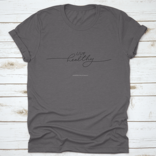 Live Healthy Design for T-Shirt