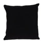 Black, Yellow Geometric Polyester 20 In. X 20 In. Throw Pillow