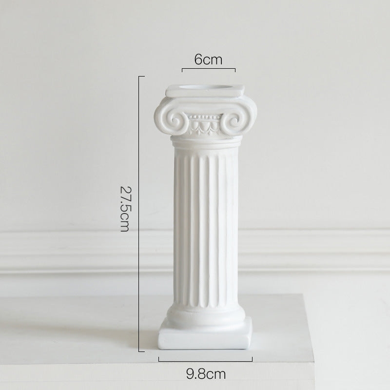 Ancient Greek Ionian Roman Column Aroma Candle Holder