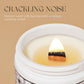 Scented Candles for Men - Vanilla & Cream Candles for Home Scented | Crackling Wood Wick Soy Candle | Strong Fragranced Candle Gift for Women & Men, 9Oz