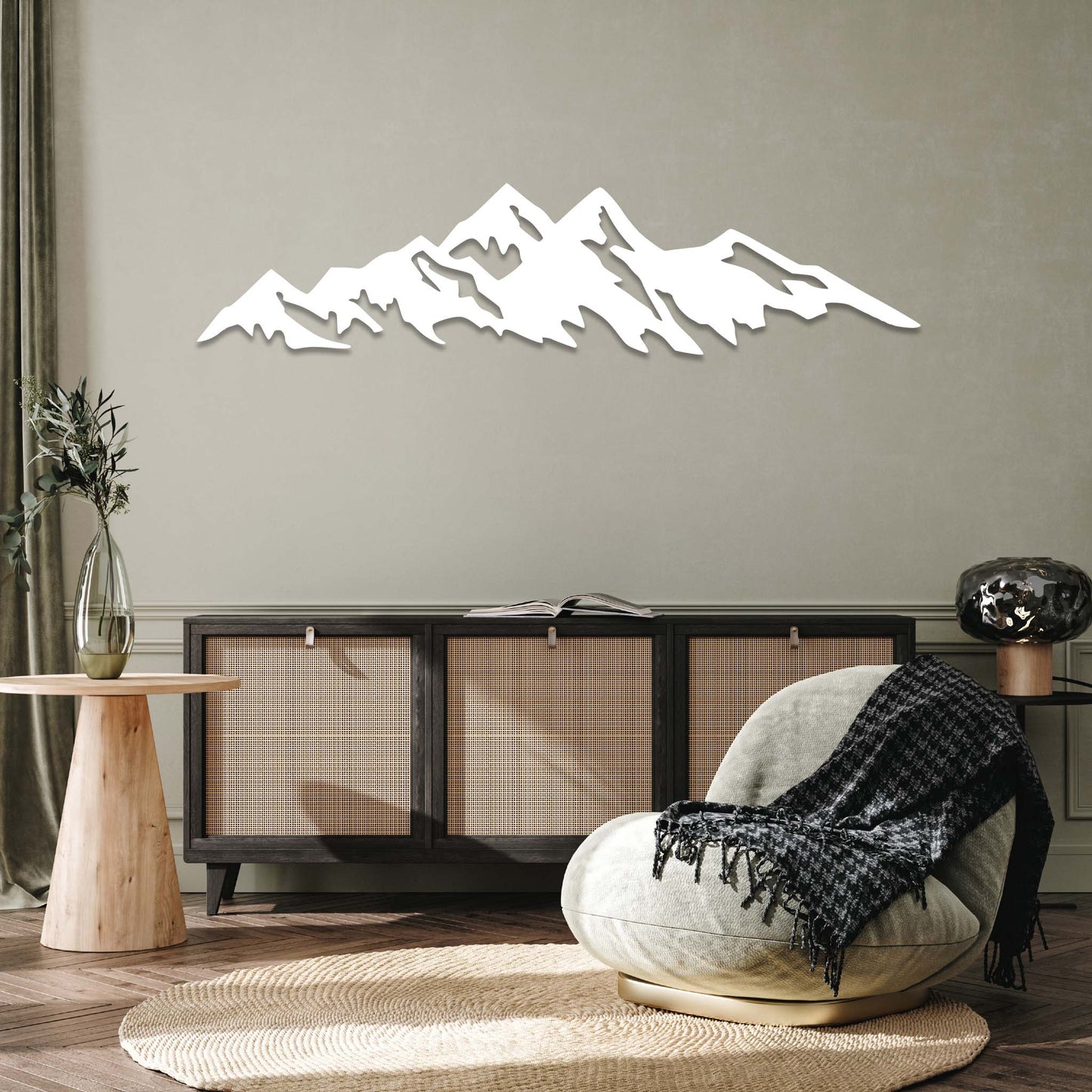 Mountains - Metal Wall Art