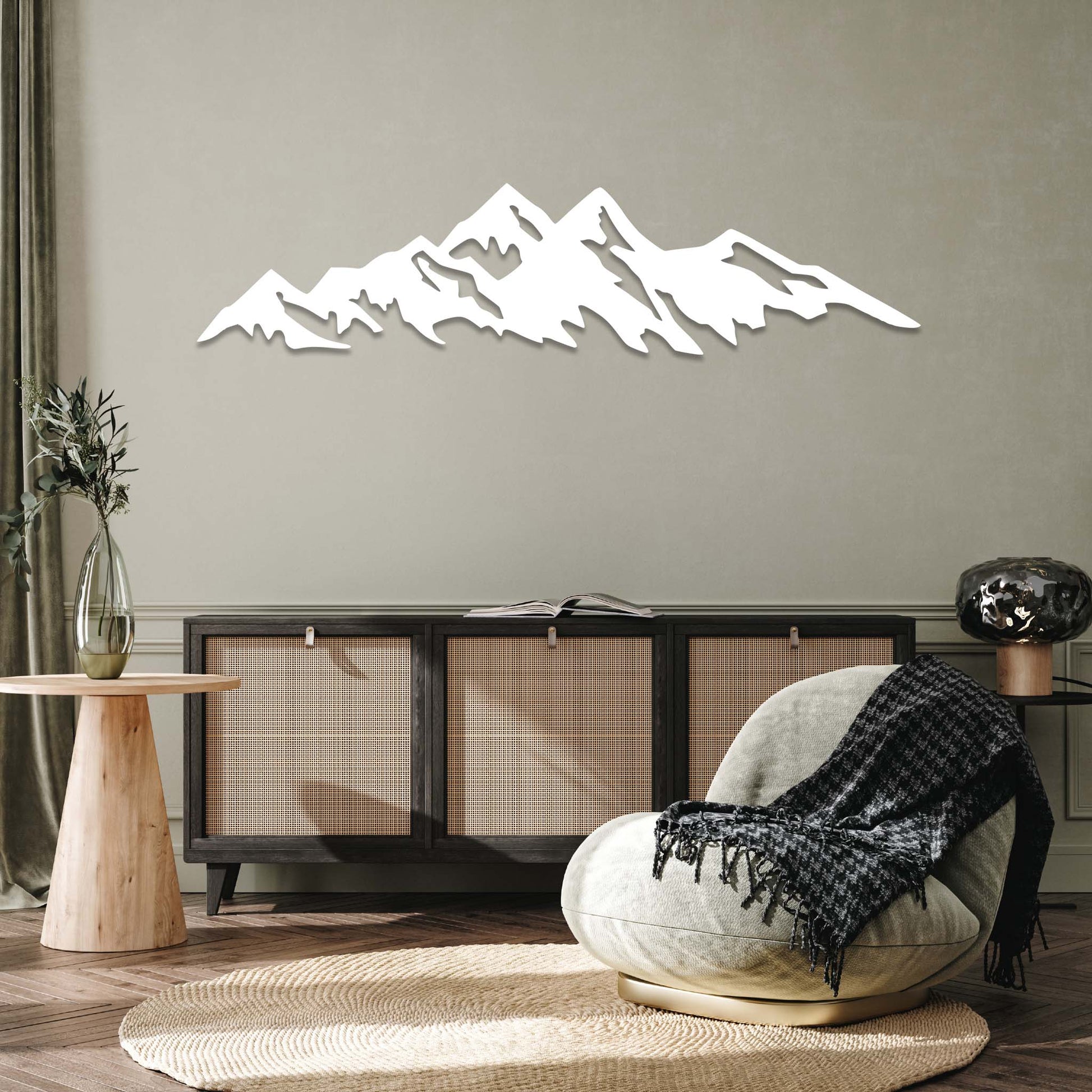 Mountains - Metal Wall Art