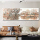 Abstract Landscape Oil Painting Posters and Prints Wall Art Canvas Painting Trees and Lakes Pictures for Living Room No Frame