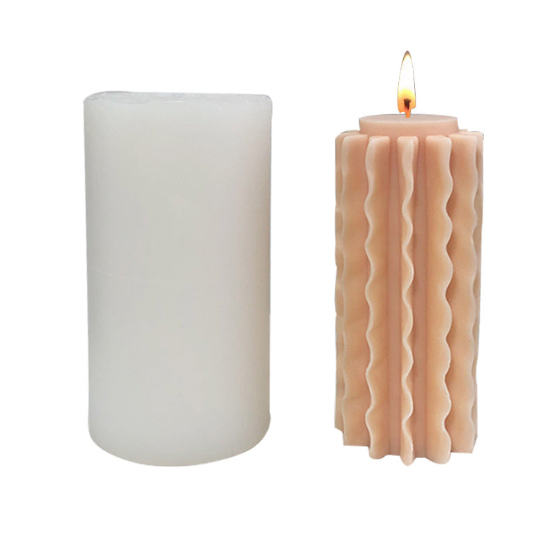 Diy Fragrant Stone Epoxy Decoration Geometry Candle Mould