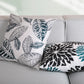 New Living Series Double-Sided Design Decorative Throw Pillow Cover, 18" X 18", Blue/Black, 4 Pack