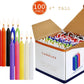 Christmas 100 Colorful Birthday Candles Smokeless And Tasteless Pole Candle