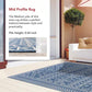 Kandace Tribal Blue 5 Ft. X 8 Ft. Indoor/Outdoor Patio Area Rug
