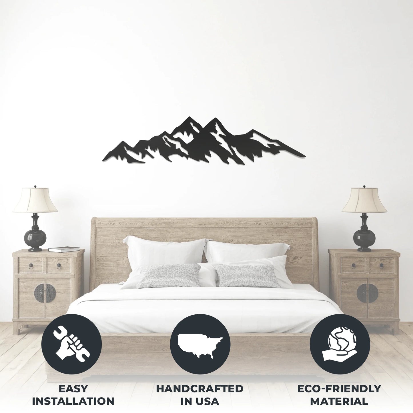 Mountains - Metal Wall Art