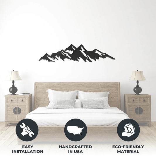 Mountains - Metal Wall Art
