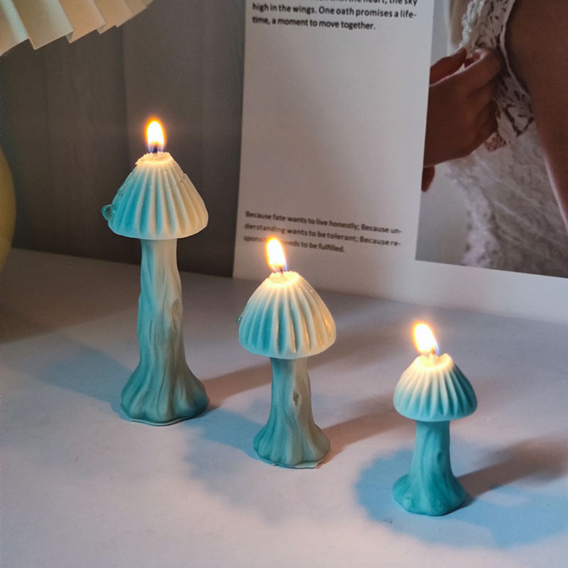 Handmade DIY Aromatherapy Mushroom Candle Silicone Mold