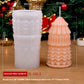 Christmas Cylindrical Aromatherapy Candle Silicone Mold