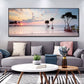 Abstract Landscape Oil Painting Posters and Prints Wall Art Canvas Painting Trees and Lakes Pictures for Living Room No Frame