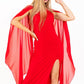 WOMEN DRESS ILEANA - RED
