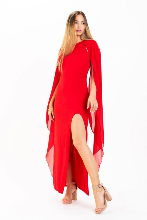 WOMEN DRESS ILEANA - RED