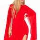WOMEN DRESS ILEANA - RED
