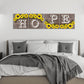 Hope Sign Sunflower Wall Art for Living Room Bathroom Decor Wall Art Set, Kitchen Wall Art Farmhouse Wall Art, 4 Piece Motivational Canvas Wall Art Prints Pictures for Bedroom Wall Decor