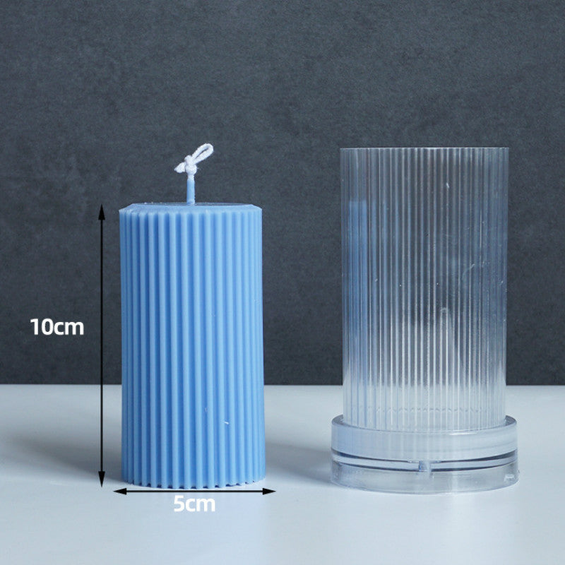 Rack-shaped Candle Mold, Pinstripe Homemade Aromatherapy
