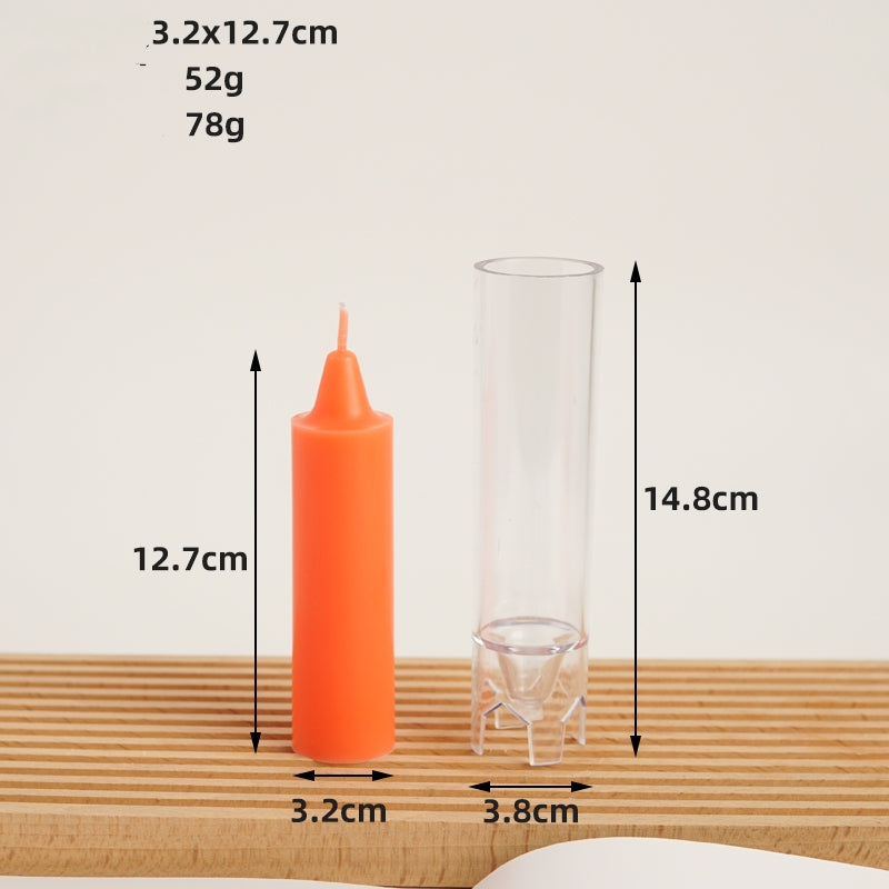 DIY Cylindrical Aromatherapy Candle Mold Acrylic PC Plastic