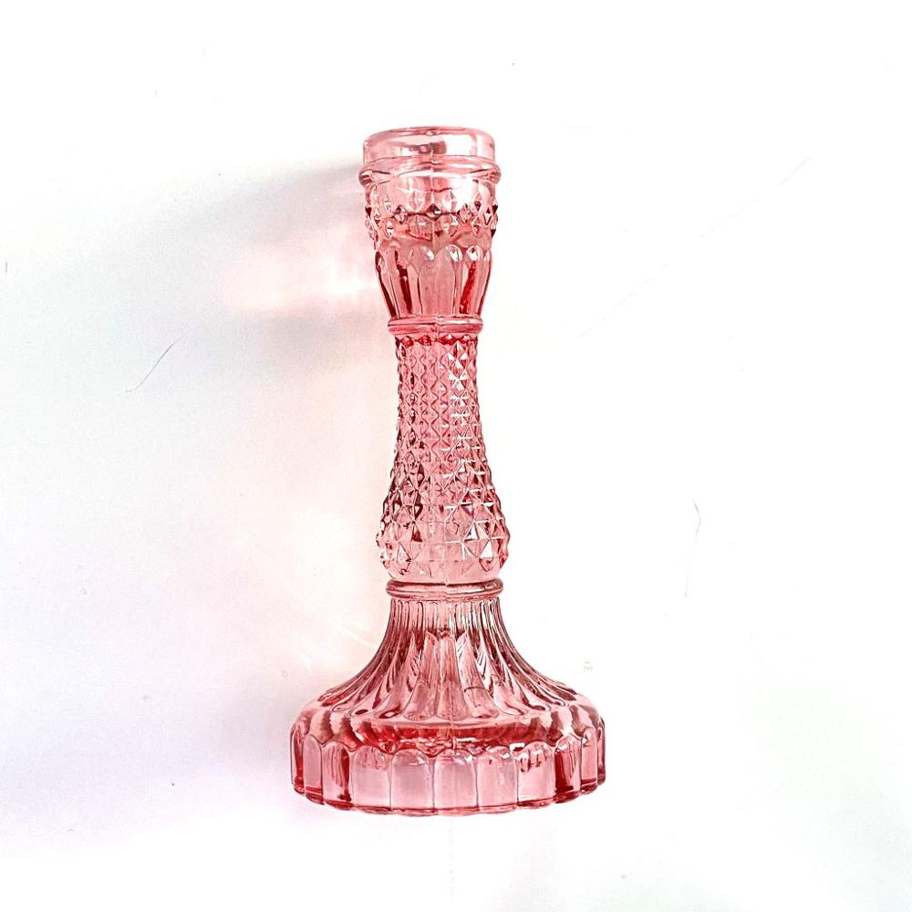 Nordic style stained glass candle holder decoration
