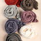 Set of 7  scarves, multicolored.