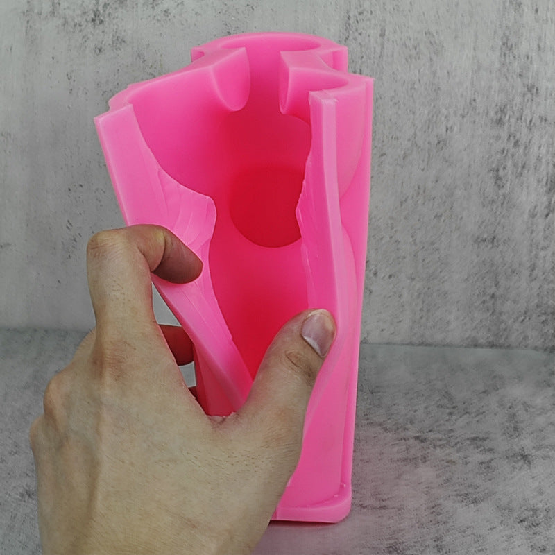 New U-shaped Aromatherapy Candle Silicone Mold