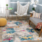 Sky Collection Transitional Abstract Area Rug 5' X 7' Multi