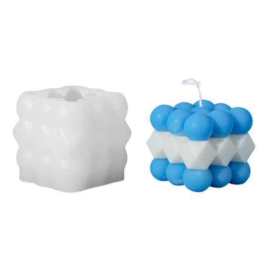 Rubik's Cube Aromatherapy Candle Silicone Mold DIY Handmade