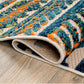 Modern Stripes Geometric Indoor/Outdoor Runner Rug 2' X 7' Multi