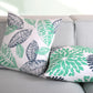 New Living Series Double-Sided Design Decorative Throw Pillow Cover, 18" X 18", Cyan/Blue, 4 Pack