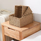 3Pcs/Set Wicker Baskets for Organising Pack of Nesting Storage Baskets for Shelves Wicker Storage Baskets for Bathroom Shelf