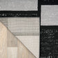 Contemporary Modern Boxes Design Soft Indoor Area Rug 3'3" X 5' Gray