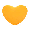 Gift for Him  Heart Pillow, Pink Heart Shaped Pillows Decorative Pillow, Plush Heart Shaped Throw Pillow for Bedroom Living Kids Room 6 Inch Yellow